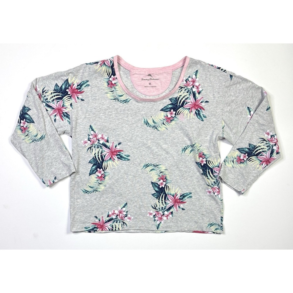 Tommy Bahama Sleepwear Top Women's Medium Floral Beach Pajama Lounge